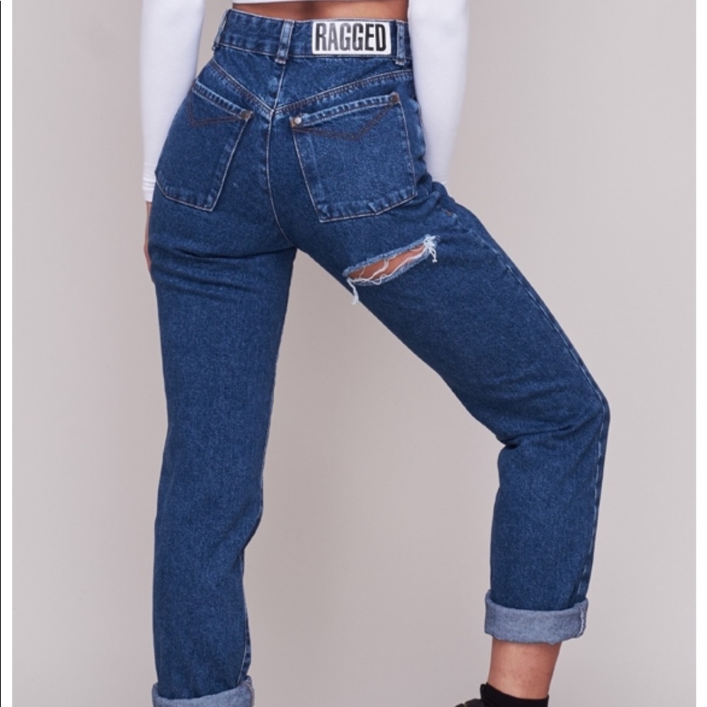 The ragged priest butt cut jeans in indigo